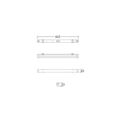 THORNeco LED Allmänbruksarmatur Emma Varioflex 8-16W 1000-2000lm - 830-840 CCT | 60cm