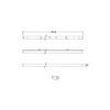 THORNeco LED Allmänbruksarmatur Emma Varioflex 22-45W 3000-6000lm - 830-840 CCT | 150cm