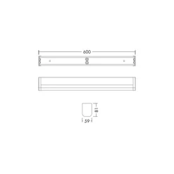 THORNeco LED Armatur ELSA VARIOFLEX Aluminium Vit 12W 1200lm - 930-935-940 CCT | Bästa Färgåtergivning & Microwave Sensor