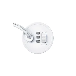 THORNeco LED Downlight AMY VARIO Aluminium Vit 10W 1000lm - 830-835-840 CCT | Utskärning 150mm - IP44 - Dimbar