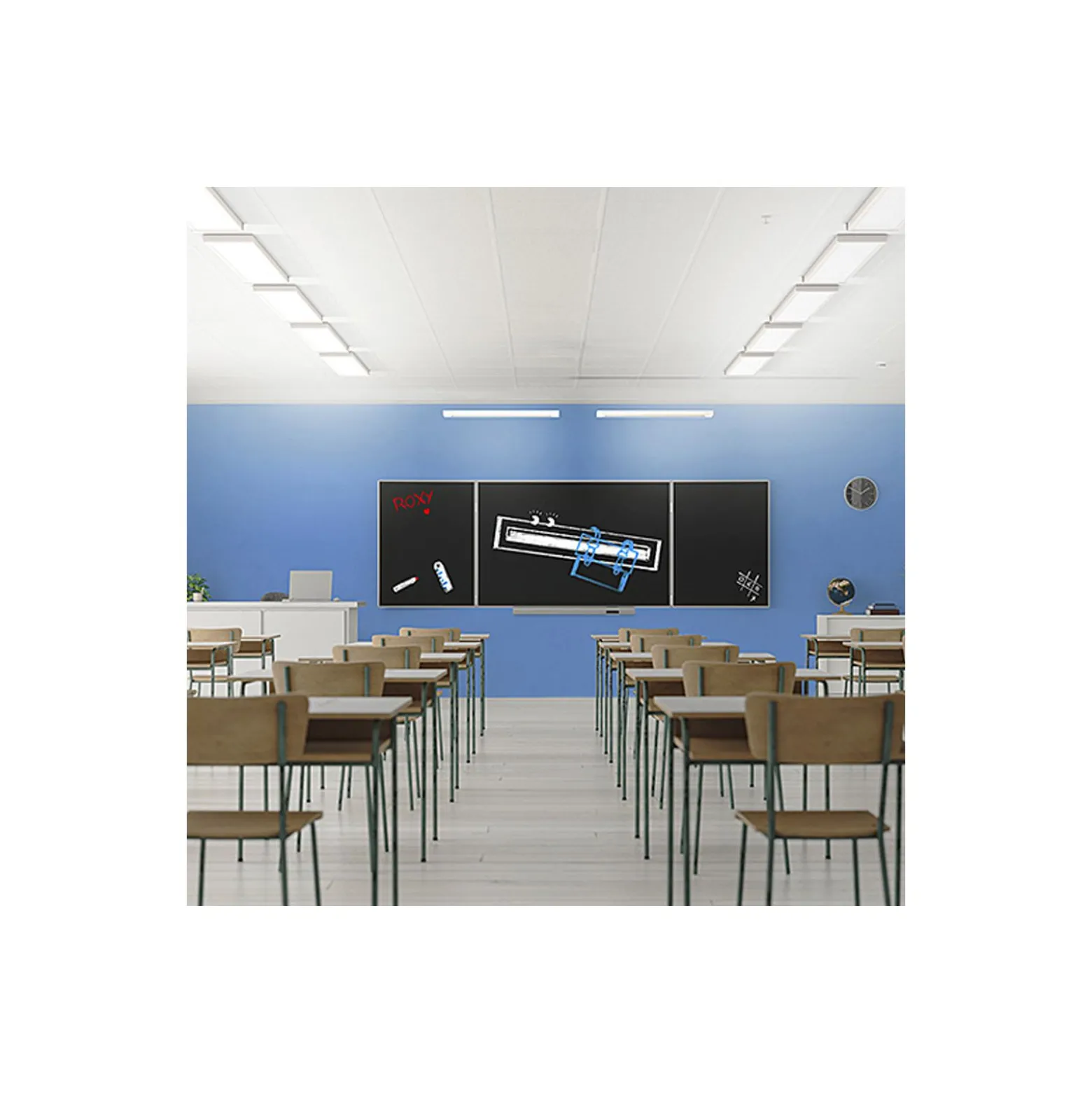 THORNeco LED Panel Roxy 16W 2000lm - 840 Kallvit | 120x30cm - UGR <19 - Dimbar