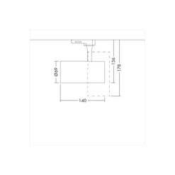 THORNeco LED Spårbelysning LUCA Aluminium Vit 23W 2108lm 38D - 940 Varm Vit | Bästa färgåtergivning