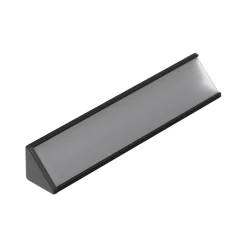 Topmet LED Profil CABI12 E slide - 1m - Complete set - Svart