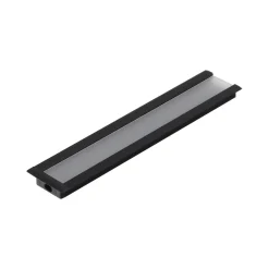 Topmet LED Profil Set Standard BEGTIN12 J Opal S Svart 1000 Svart anod.