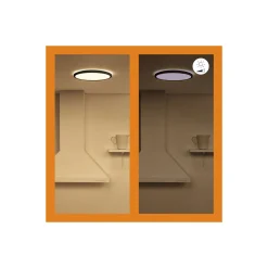 WiZ Smart LED Taklampa SuperSlim Svart 16W 1300lm - 927-965 Justerbar Vit | IP20 - Bästa Färgåtergivning - Wifi Dimbar