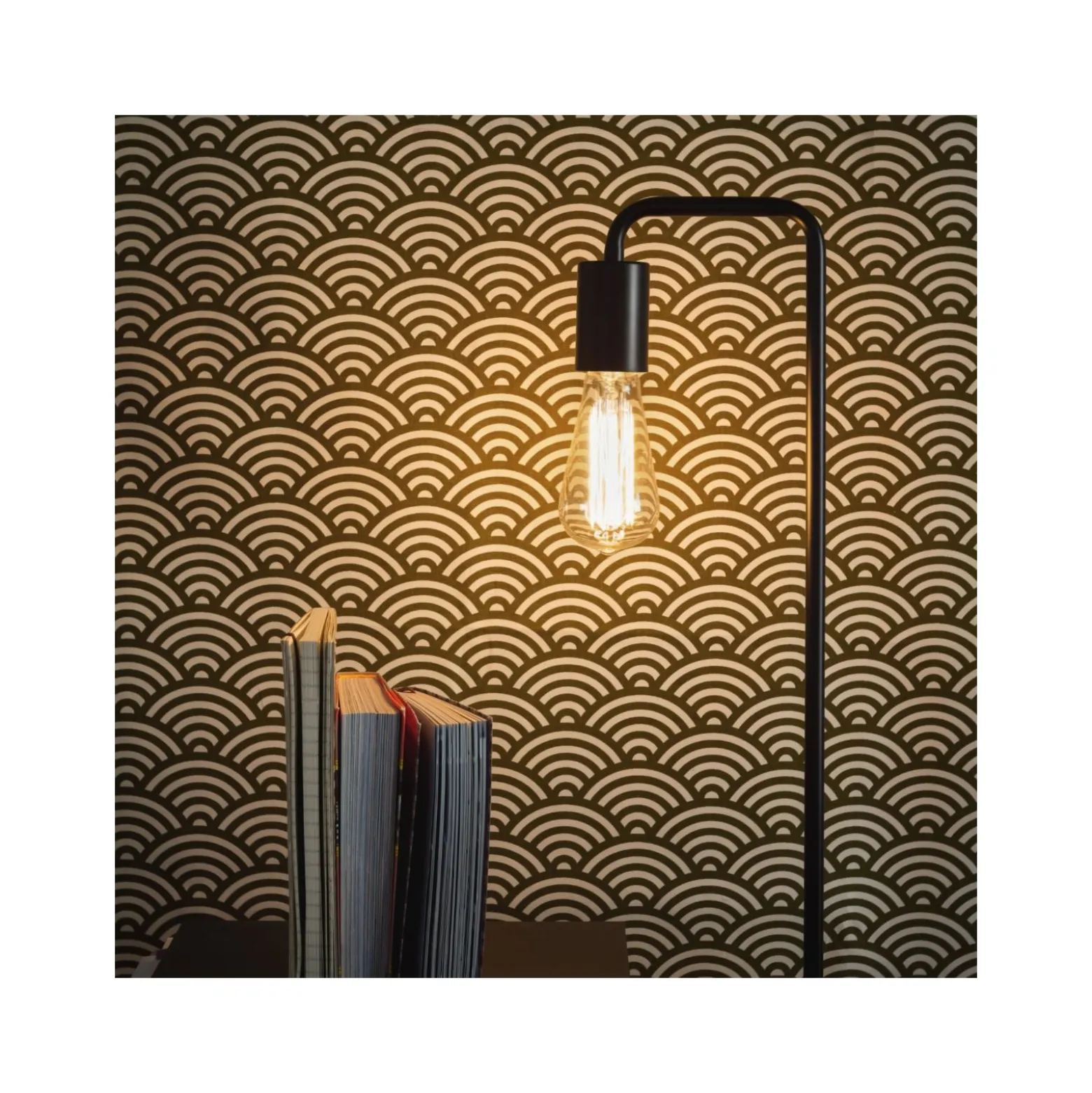WiZ Smart LED E27 Edison Filament Ambar 6.5W 720lm - 820-845 Justerbar Vit | Dimbar - Ersättare 50W