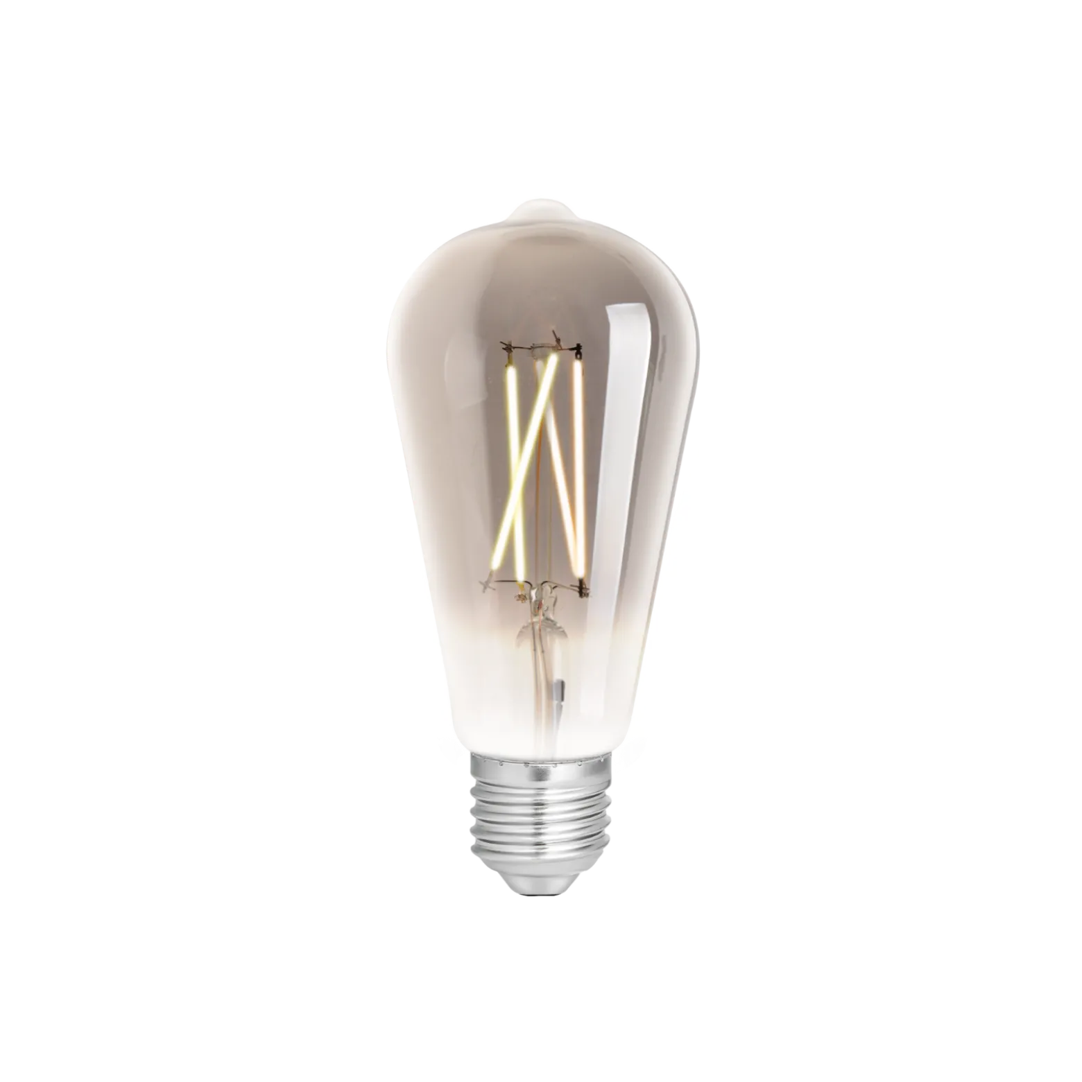 WiZ Smart LED E27 Edison Filament Smoke 6.5W 400lm - 820-850 Justerbar Vit | Dimbar - Ersättare 35W