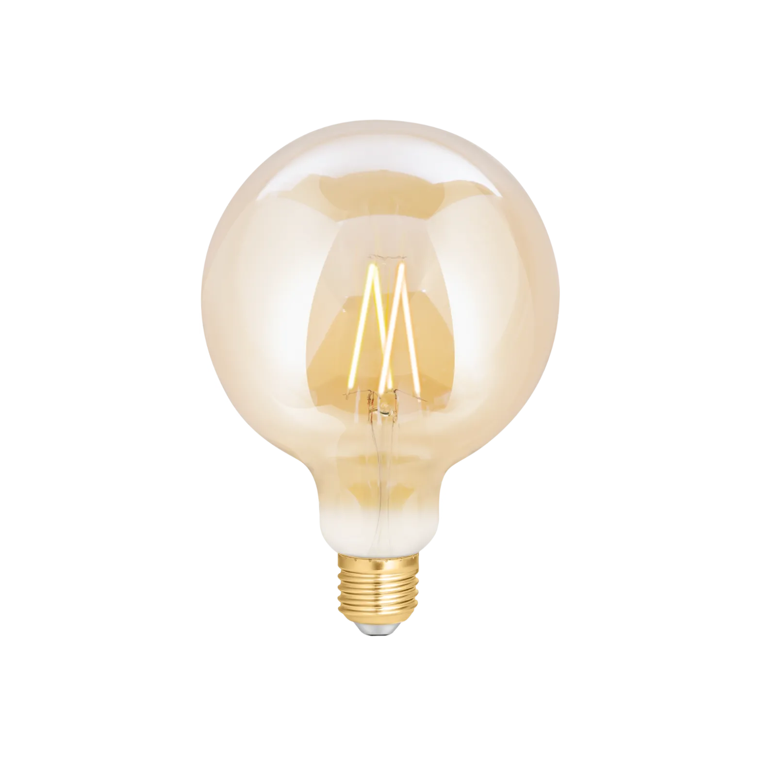 WiZ Smart LED E27 Globe Filament Ambar 125mm 6.5W 720lm - 820-845 Justerbar Vit | Dimbar - Ersättare 50W