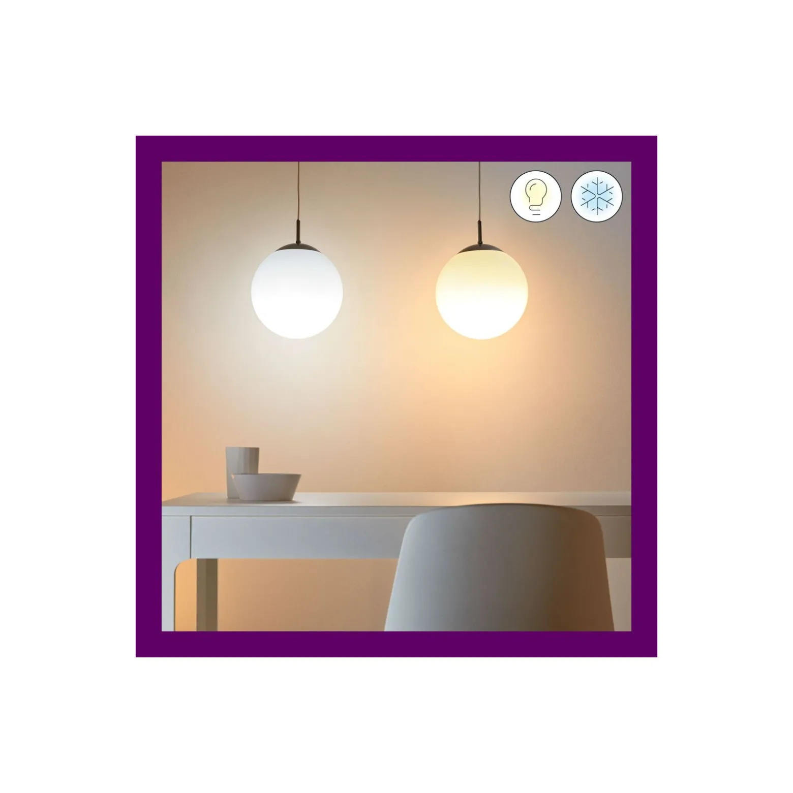 WiZ Smart LED E27 Globe Filament Matt 5W 470lm | Bästa Färgåtergivning - Dimbar - Ersättare 40W