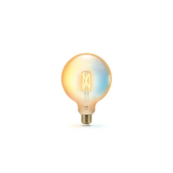 WiZ Smart LED E27 Globe G95 Filament Guld 7W 640lm | Bästa Färgåtergivning - Dimbar - Ersättare 50W