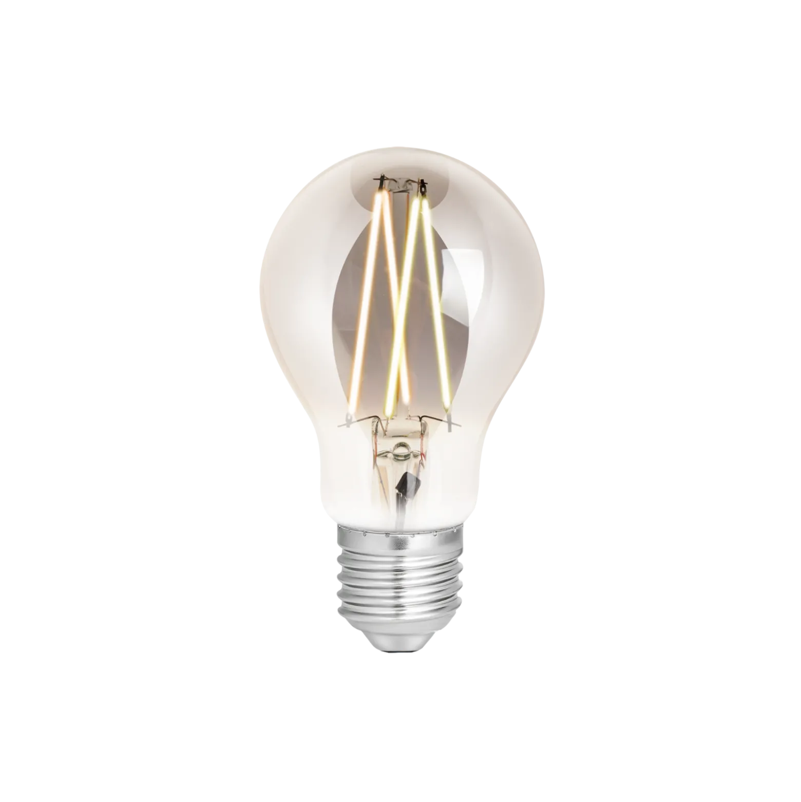 WiZ Smart LED E27 Päron Filament Smoke 6.5W 400lm - 820-850 Justerbar Vit | Dimbar - Ersättare 35W