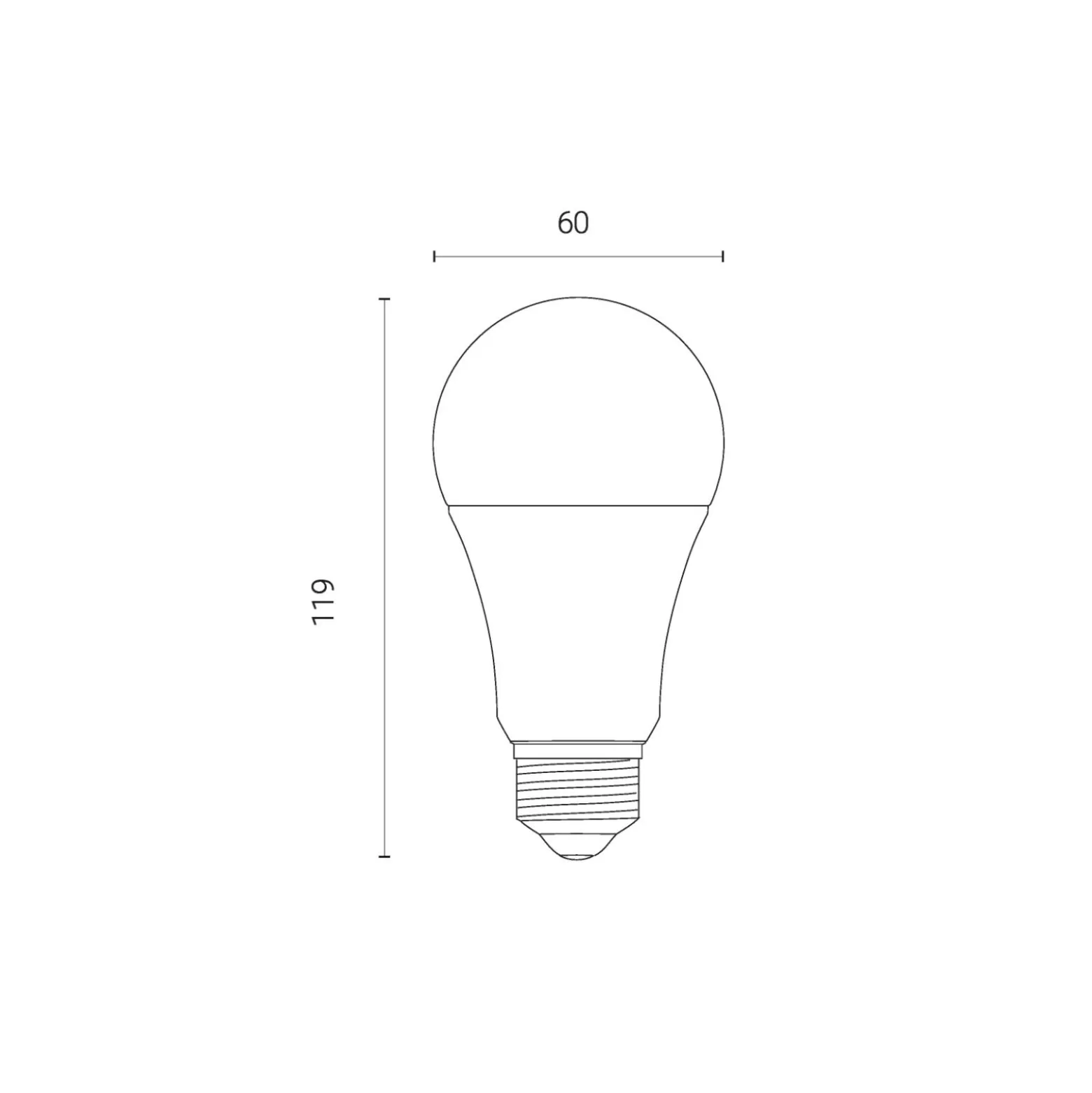 WiZ Smart LED E27 Päron Matt 9W 806lm - 827 Extra Varm Vit | Dimbar - Ersättare 60W